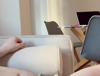 Bottom Sucks 8 Inch Monster Cock
