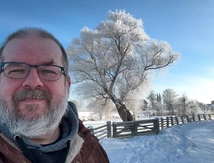 Walk in the Snow, Then Mega Orgasm!