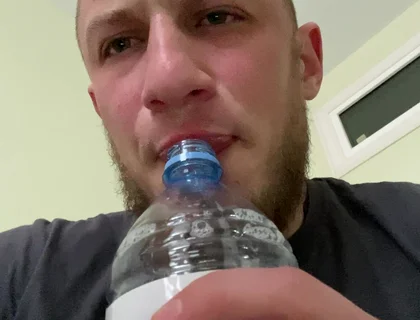 Alpha Fills a Bottle with His Saliva(snot)