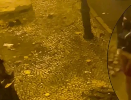 Amateur Boy Caught Peeing in the Street