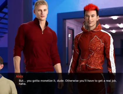 Alex: the Trending Twink - a Productive Convo with Orange Haired Gamer Guy
