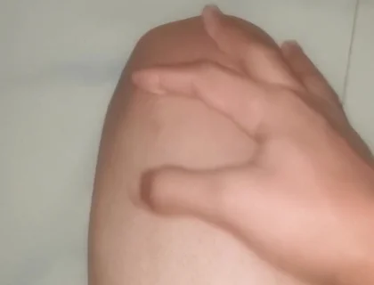 First Time Cumshot. Alone Teen Cumshot