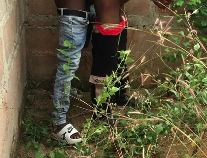 Risky Outdoor Sex These Boys Were Nearly Caught by Security Officers While Film but the Finally Escape From the Police