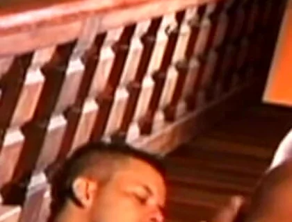 Slut with Hiddn Face Fuckd Raw by His Friend