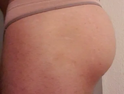 Ass in Girls Underwear