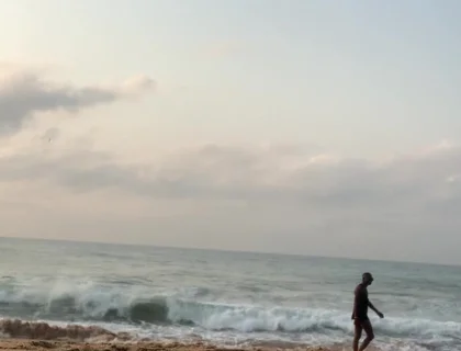 Still on Beach Having Good Time Alone