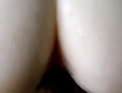 Big White Ass and Deep Anal Orgasm!