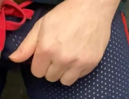 Jules' First Piss Desperation Challenge After Being Trained Many Times by His Flatmate Simon to Pee Himself, He Is Now Dared to