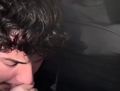 Sucking Big Uncut Cock Blowjob Big Load!