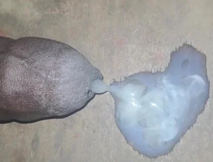 A Big Black Cock Full of Cum
