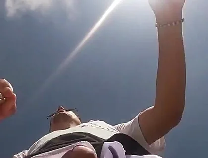 I Find Out That Truckers Are Looking at My Dick and I End up Jerking off in the Middle of the Road