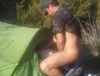 The Forest Ranger Fines Me with a Cumshot