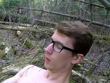 Outdoor Jack off with Twink Sacha