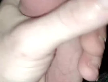 Stroking My Thick 7 Inch Cock