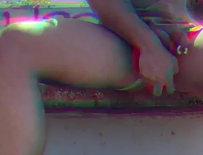 Lets Go for a Hike Outdoor and Public Dildo Session