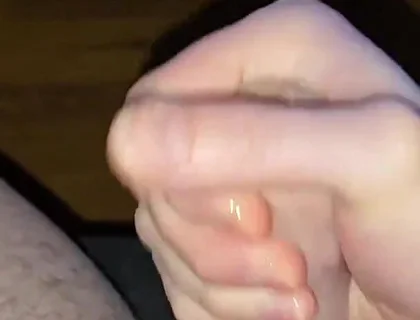 Hairy Big Dick Masturbation - Close-up POV Cumshot