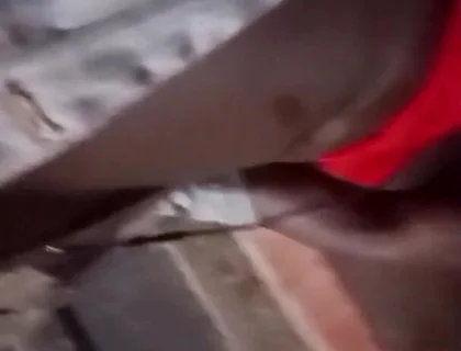 Stepmom Was so Horny so I Had to Cum on the Floor for Her to See