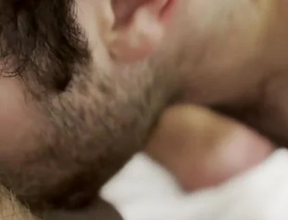 Bouncing on Huge Bear Dick