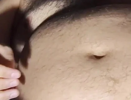 Pig Man Full of Fat and Cum