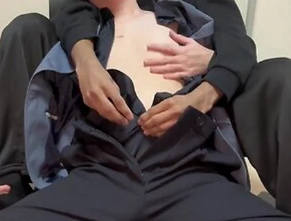 After Work,my Tired Senior Got Horny With My Touch. Made Him Cum And Even Squirting!