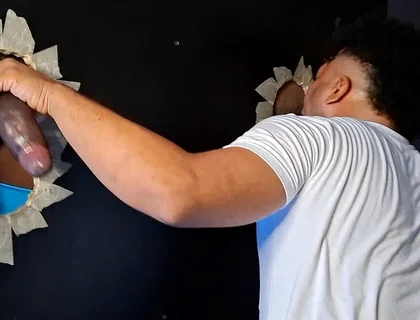Giving Ass to Two Brunette Dicks