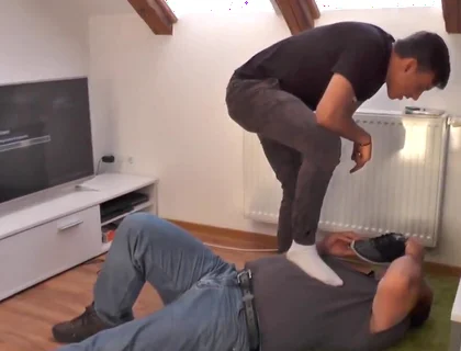 Serving str8 young master