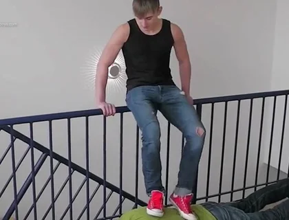 Sneaker master socks feet licking
