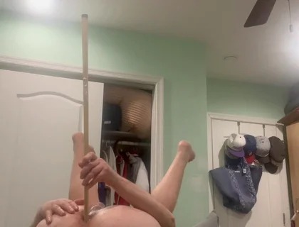 Sissy Fucks His Own Ass