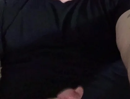 Jacking off and I Cum on My Shirt Hot Wet Sticky Mess