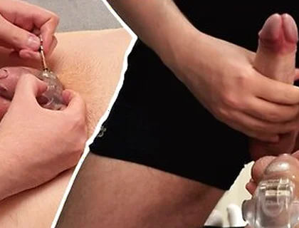 I Locked My Boyfriend In A Chastity Cage And Cum On Him