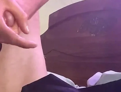 See Me Bust Twice While Jerking on My Knees