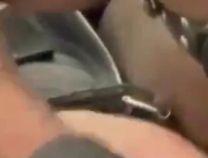 Interracial Leather Cock & Balls Play