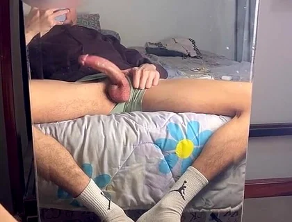 A Fan Asked Me to Cum for Him Holding My Big Balls