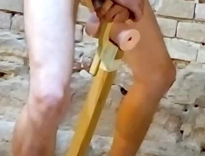Fleshlight Pussy Stand Fuck Masturbation