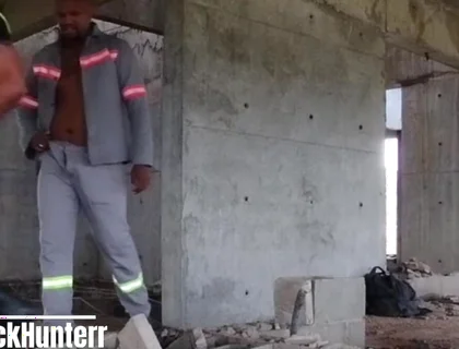 Holiday Day and Fucking Workers in Construction