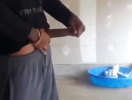 Wanking at work on lunch break