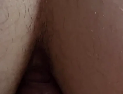 The First Time He Allowed It to His Hole. 4K Video Original