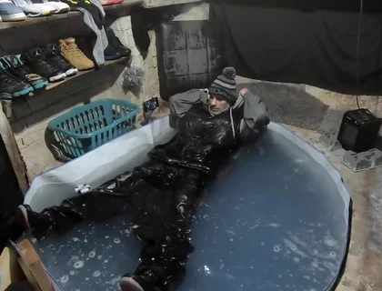 Wet skater boy david