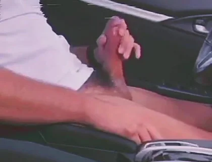 He Shows off His Huge Cock on the Street