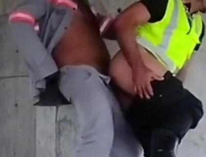 Holiday Day and Fucking Workers in Construction