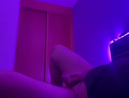 A Bear Cumming in Bed