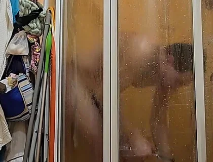 My Friend Let Me Take a Shower at Her Bathroom. She Has No Idea That I'm Filming Myself Doing It.