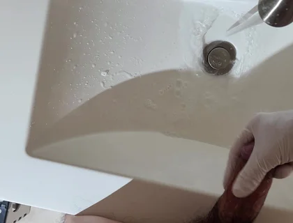 Mushroom Head Huge Uncut Cock Hard Jerked Take Cumshot