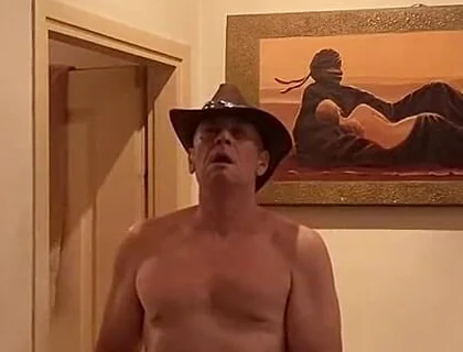 A Lonely Cowboy Masturbating