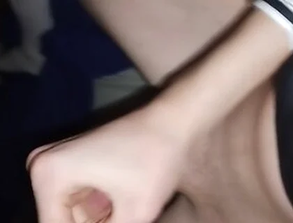 Masturbating And Cuming On Myself With Femboy Thighs And Top