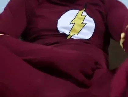 Jerking off Cosplay the Flash Latino Masturbation Chileno