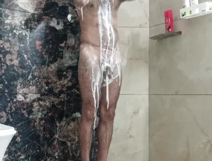 Indian Police Officer Stepfather Get Shower