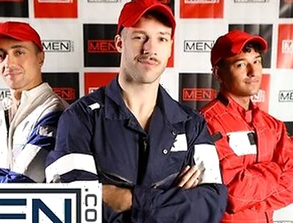 Arno Antino Joins Kenzo Alvarez And Liam Alyesto For A Full-throttle Anal Threesome