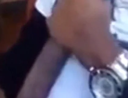 Stroking my big black cock