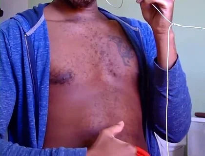 Kennie Jai Gets off Guy by Showing His Big, Fat, Dick!